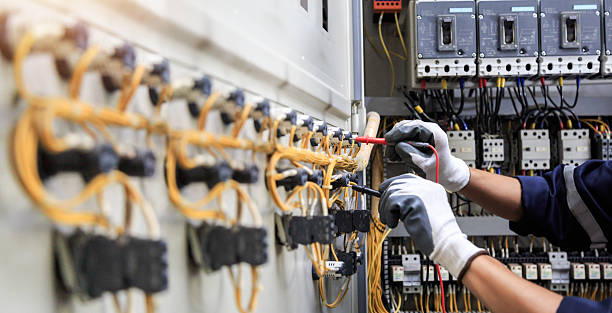 Professional Electrician technician working in North Branch, MI